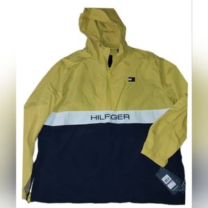 NWT Tommy Hilfiger 1/4 Zip Pull Over Windbreaker Men's Size 2XL
